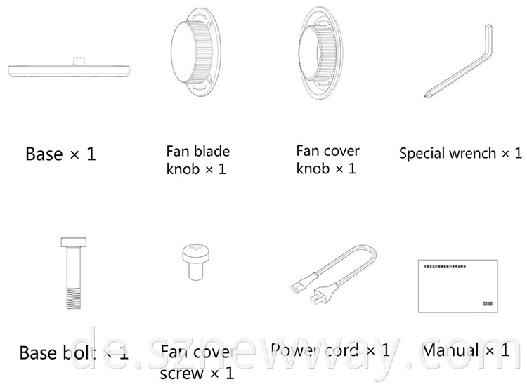 Xiaomi Mi Smart Fan 1x